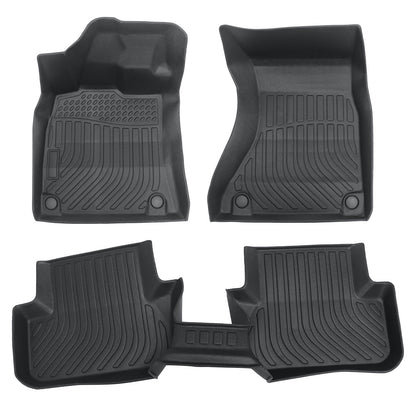 TPE Floor Mats Liner For 2008-2016 Audi A4 Sedan Wagon Allroad 4Door All Weather
