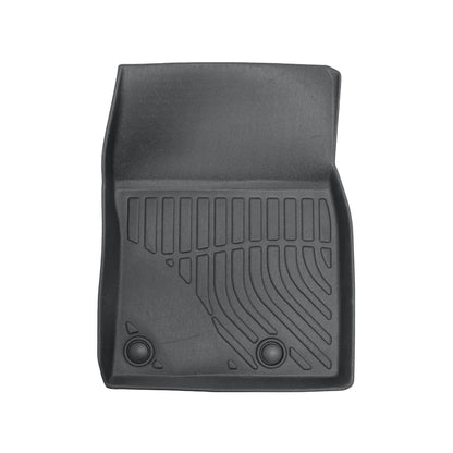 TPE Front & 2nd Row Floor Mats Liner All-Weather Black For 2019-2024 Mazda 3 AWD