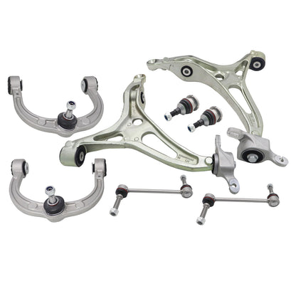 8pcs For Mercedes-Benz GL ML 2007-2012 Front Upper & Lower Control Arm Sway Bar