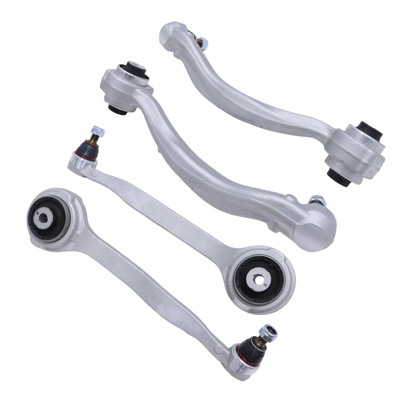 4x Control Arm w/Ball Joint For Mercedes-Benz C250 C300 C350 E350 E400 E550 RWD