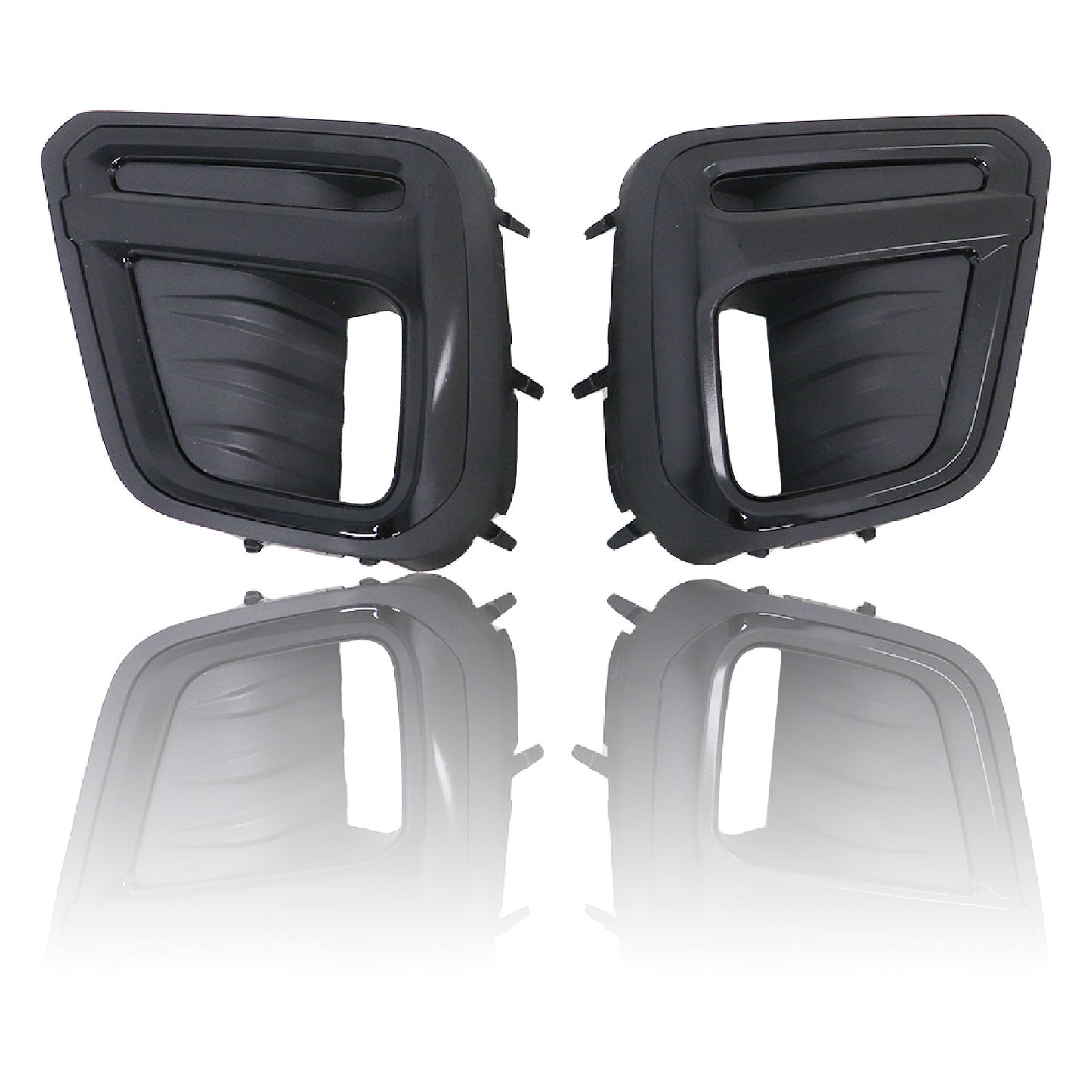 Fog Light Trim Set Fits 2019-21 Subaru Forester Front Driver and Passenger Side