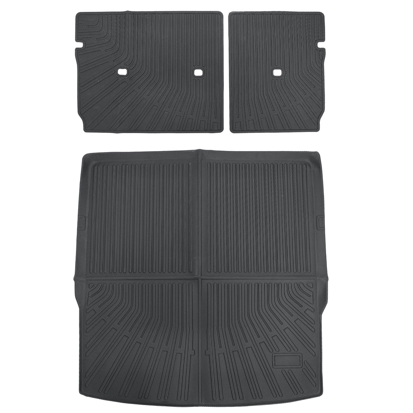 For 2023-2025 Mazda CX-50 TPE Trunk Cargo Liner & Backrest Mat Mat Liner Black