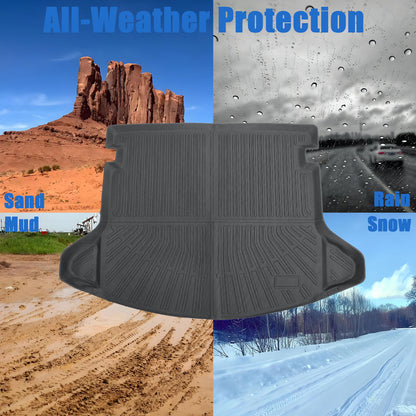 TPE Rear Cargo Trunk Liner Cover Floor Mat For 2022-2025 Mazda CX-5 Waterproof
