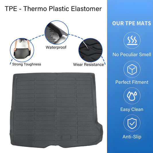 TPE Trunk Cargo Liner Mat Fits 2023-2025 Mercedes-Benz X254 GLC-Class SUV Black