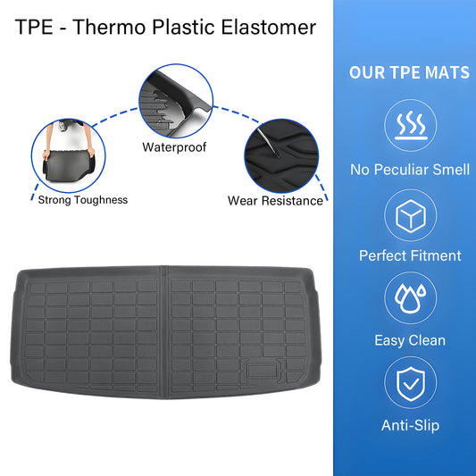 TPE Fits 2017-2019 Mercedes-Benz GLS-Class X166 Trunk Cargo Liners All Weather