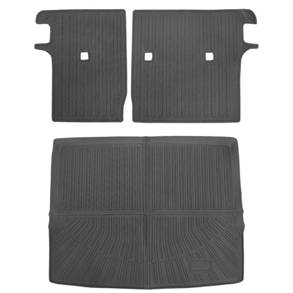 Backrest Mats & Trunk Cargo Liner For 2025 Nissan Kicks 4-Door 3D TPE Waterproof