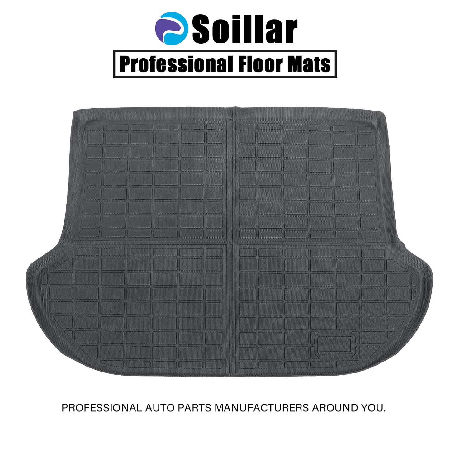 TPE Rear Cargo Trunk Liner Floor Mat 3D For 2015-2024 Nissan Murano Waterproof
