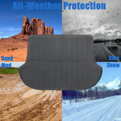TPE Rear Cargo Trunk Liner Floor Mat 3D For 2015-2024 Nissan Murano Waterproof
