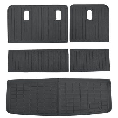 For 2025 Nissan Armada / Infiniti QX80 TPE Backrest Mats & Trunk Cargo Liners 3D