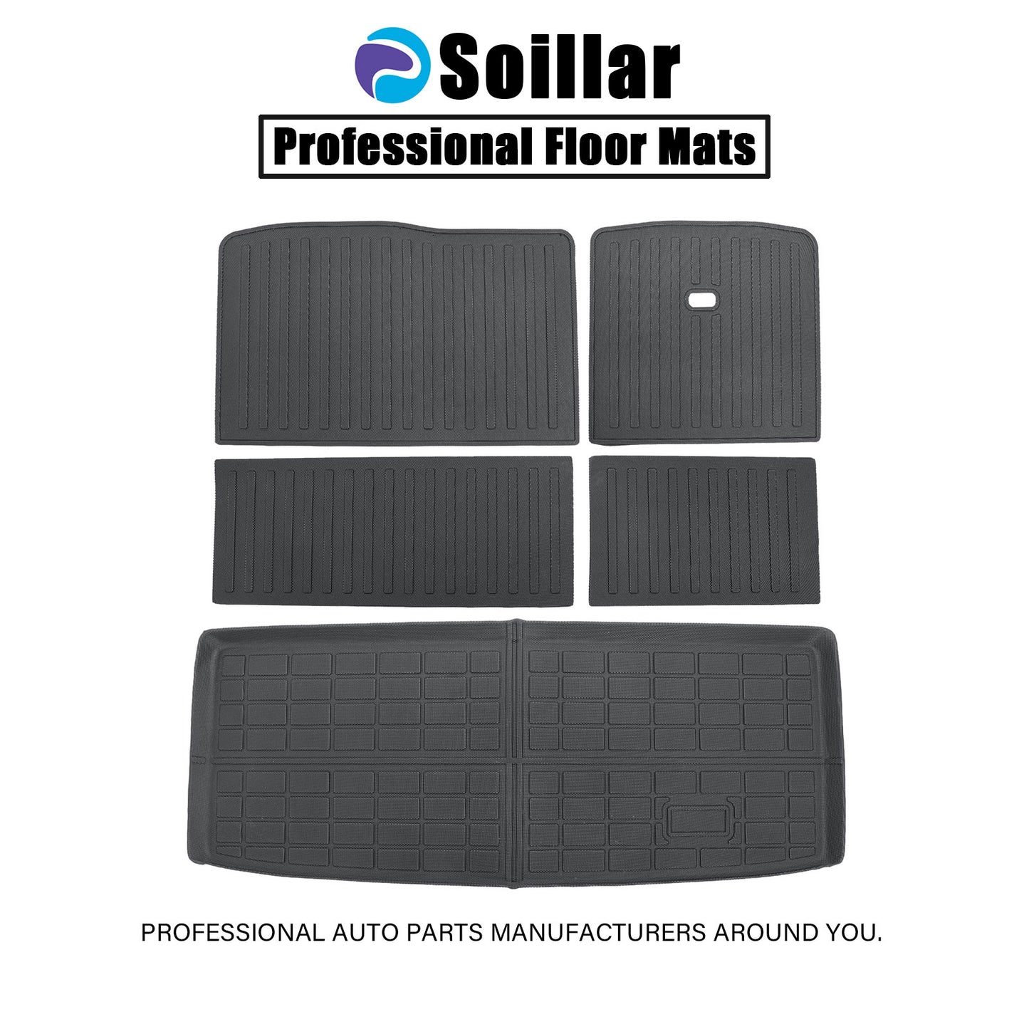 Backrest Mats & Trunk Cargo Liners For 2019-2024 Nissan Armada/Infiniti QX80 TPE