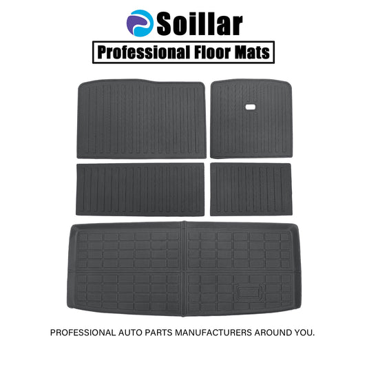 Backrest Mats & Trunk Cargo Liners For 2019-2024 Nissan Armada/Infiniti QX80 TPE