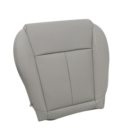2006-2010 For Infiniti M45 Passenger Bottom Perforated Leather Seat Cover Gray