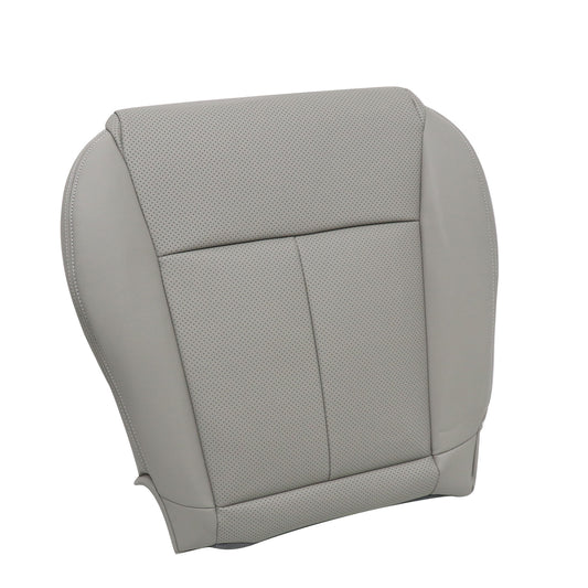 2006-2010 For Infiniti M45 Passenger Bottom Perforated Leather Seat Cover Gray