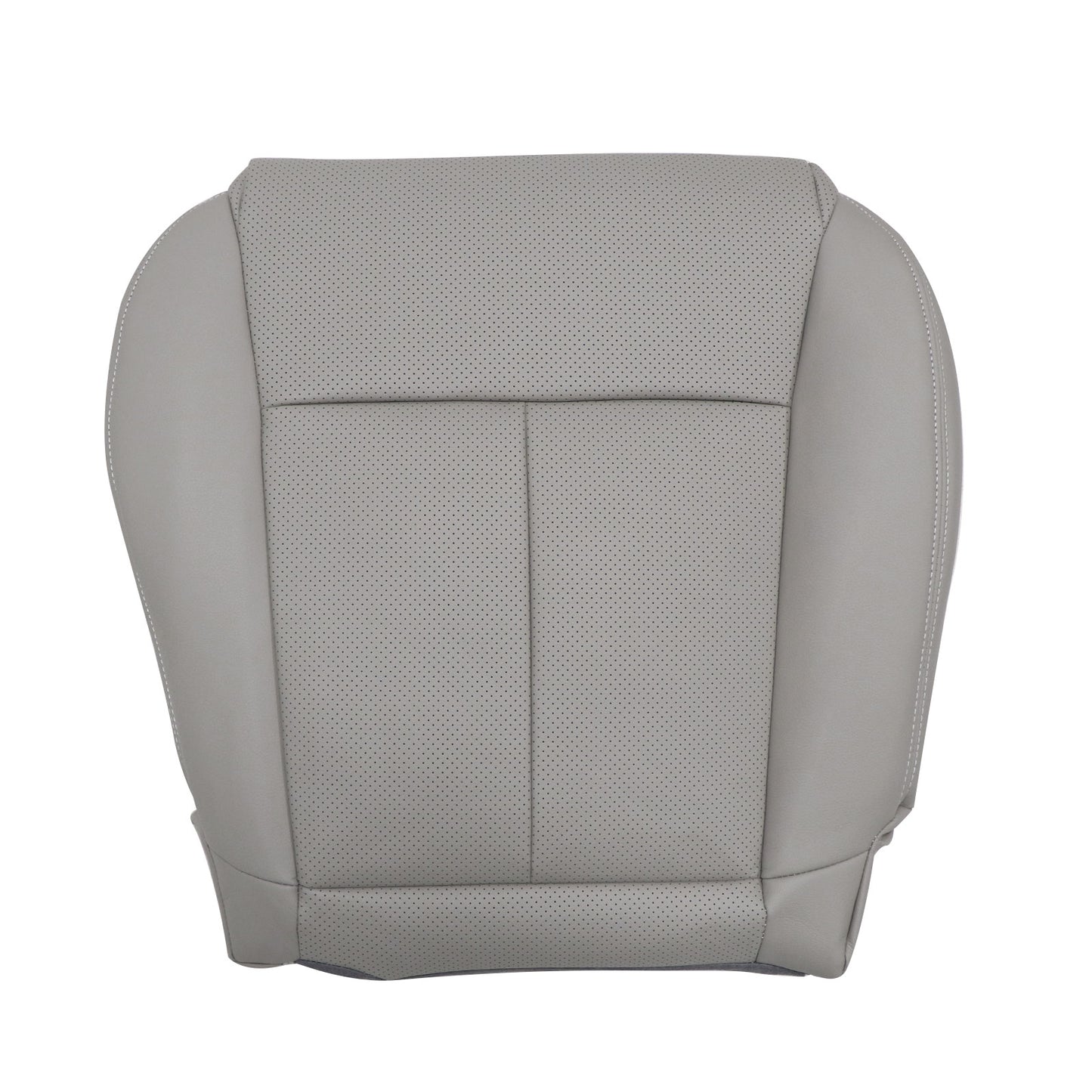 2006-2010 For Infiniti M45 Passenger Bottom Perforated Leather Seat Cover Gray