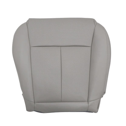 2006-2010 For Infiniti M45 Passenger Bottom Perforated Leather Seat Cover Gray