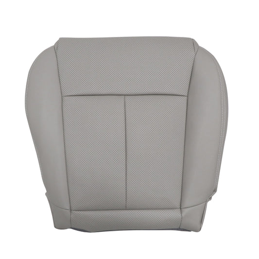 2006-2010 For Infiniti M45 Passenger Bottom Perforated Leather Seat Cover Gray