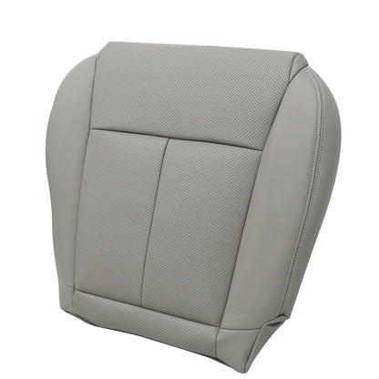 2006-2010 For Infiniti M45 Passenger Bottom Perforated Leather Seat Cover Gray