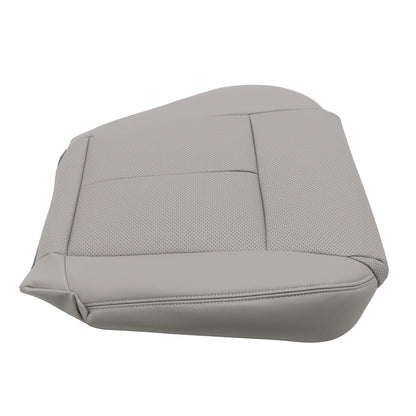 2006-2010 For Infiniti M45 Passenger Bottom Perforated Leather Seat Cover Gray