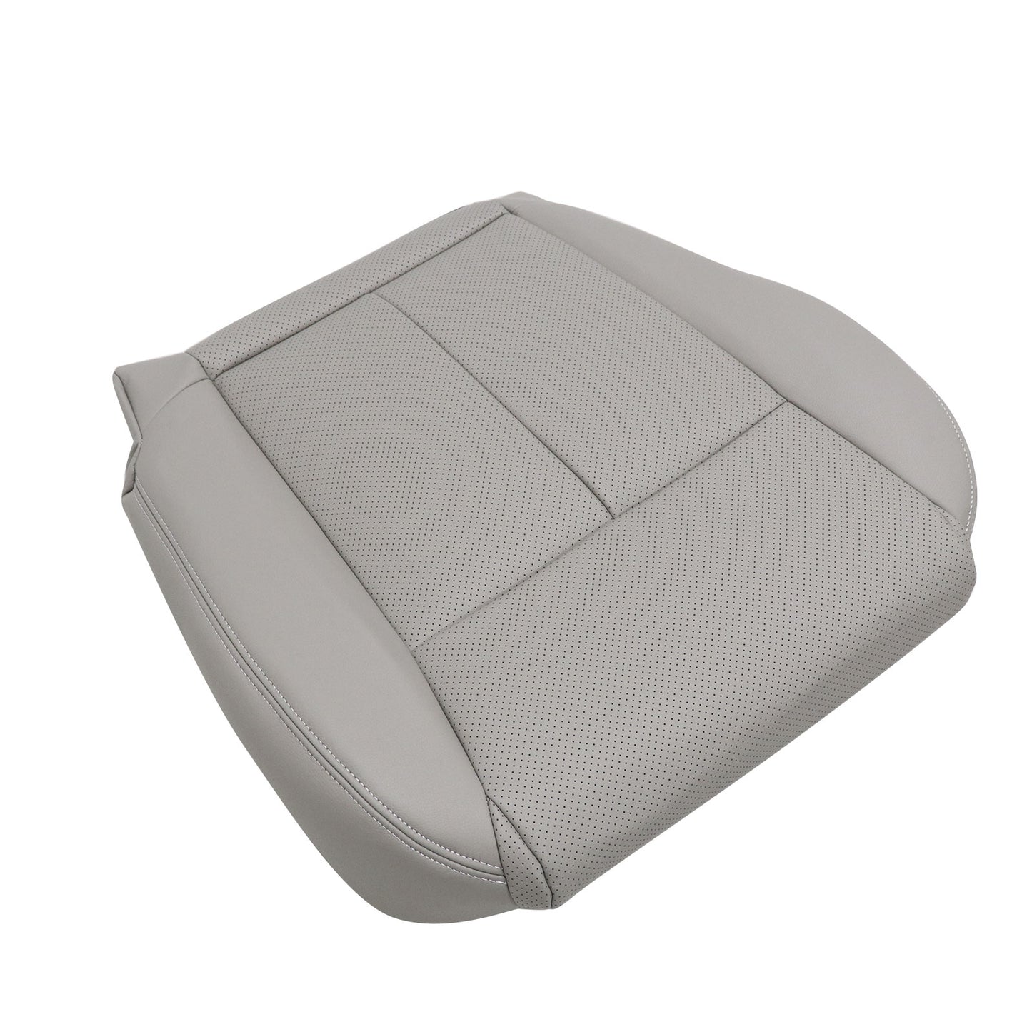 2006-2010 For Infiniti M45 Passenger Bottom Perforated Leather Seat Cover Gray