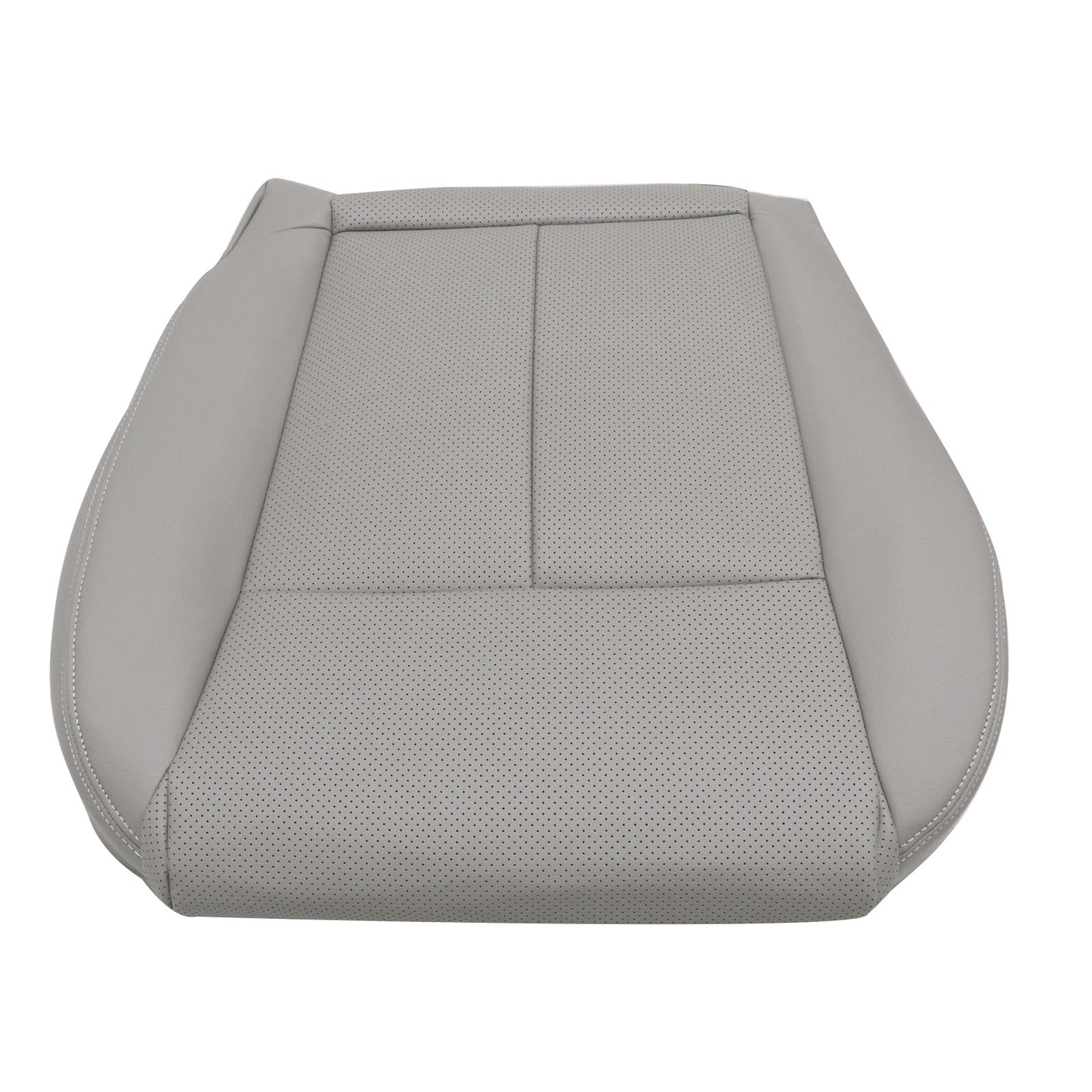 2006-2010 For Infiniti M45 Passenger Bottom Perforated Leather Seat Cover Gray