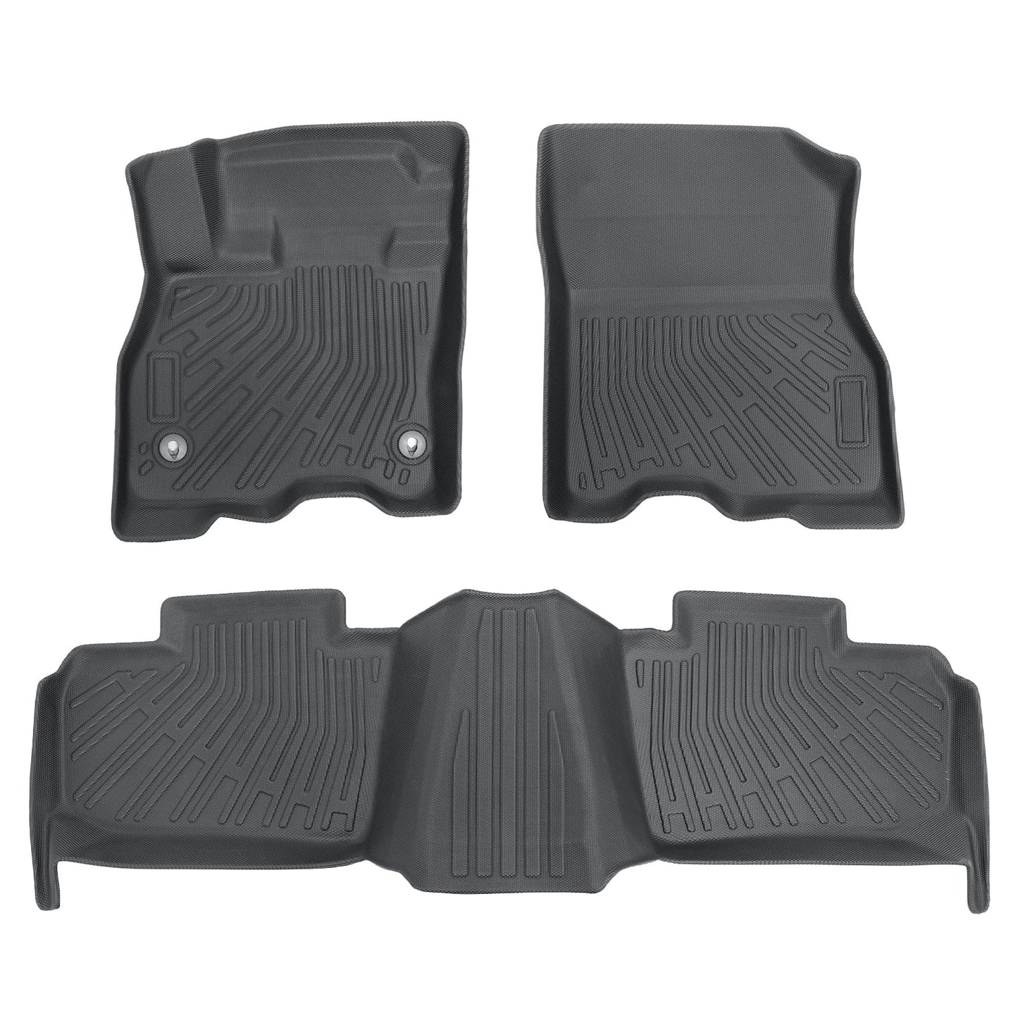 TPE Floor Mats Liner For 2011-2017 Nissan Leaf 4-Door Front-Rear All Weather