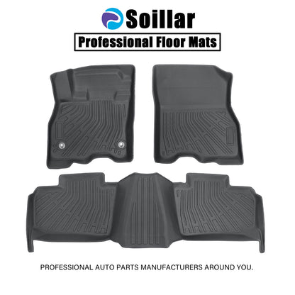 TPE Floor Mats Liner For 2011-2017 Nissan Leaf 4-Door Front-Rear All Weather