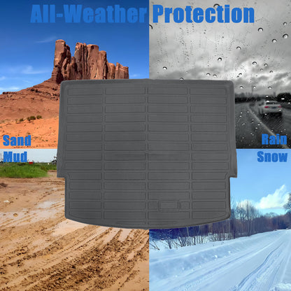 TPE Rear Cargo Trunk Liner Cover Floor Mat For 2021-2025 Nissan Rogue Waterproof