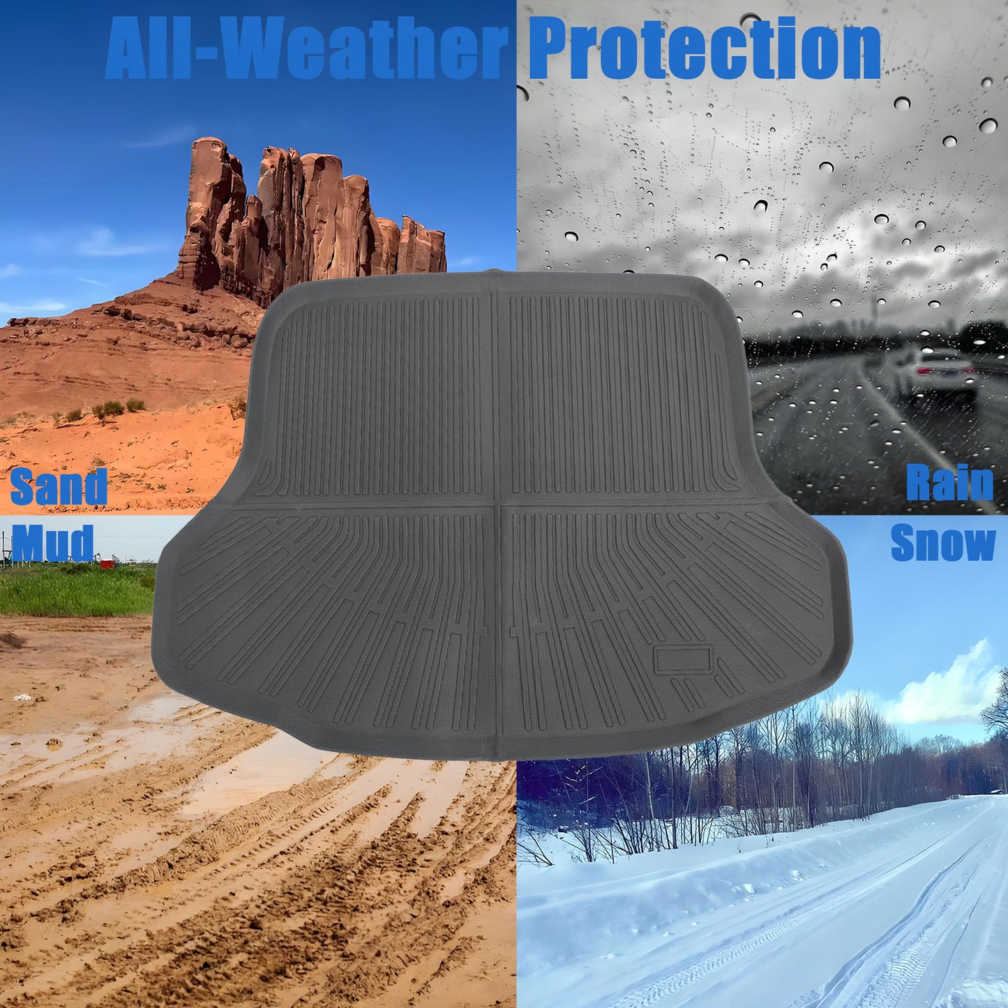 TPE Rear Cargo Trunk Liner Floor Mat For 2020-2025 Nissan Sentra Waterproof New