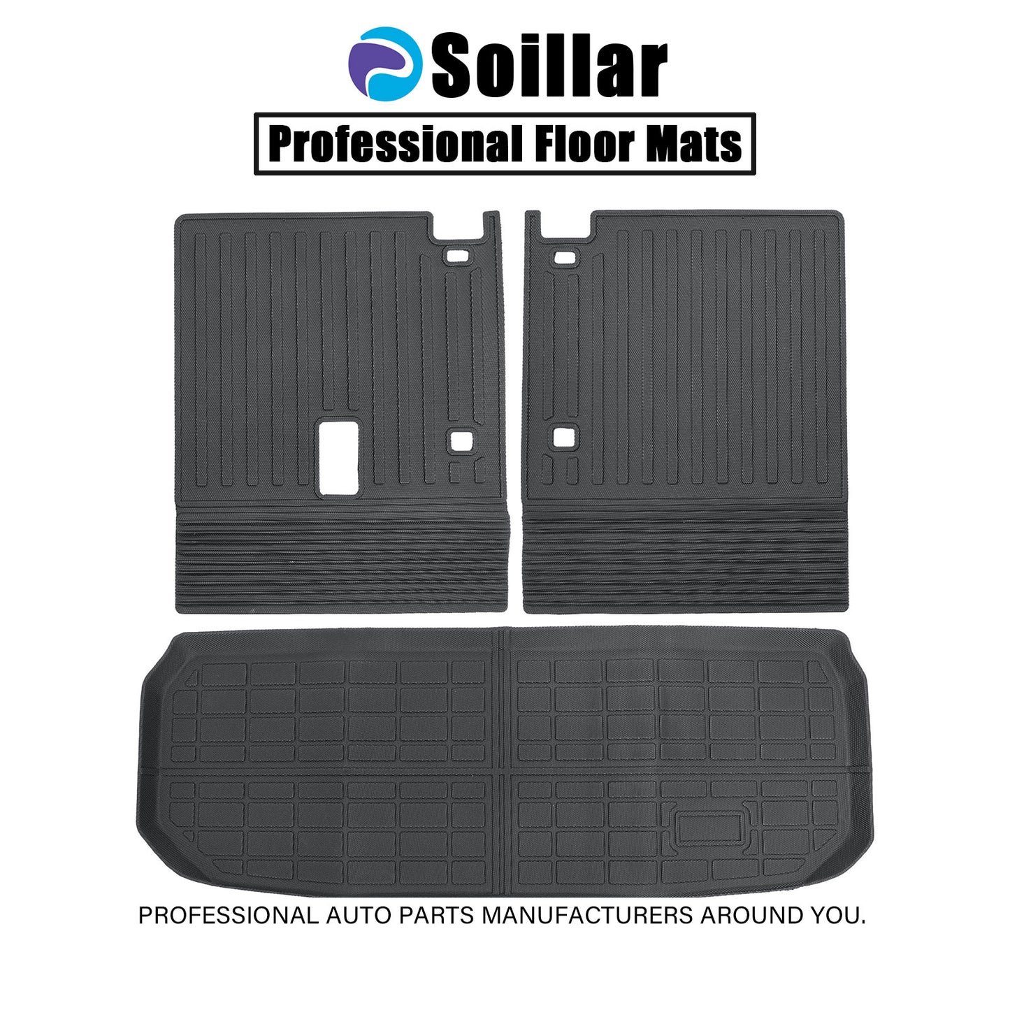 Trunk Cargo Liner 3D For 2014-2021 Infiniti QX60/2013-2020 Nissan Pathfinder TPE
