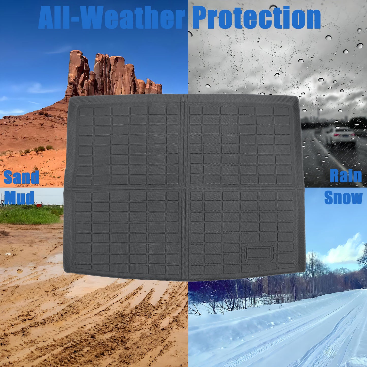 Fits 2012-2019 Mercedes-Benz GLE ML Class W166 TPE Cargo Trunk Liner Floor Mat