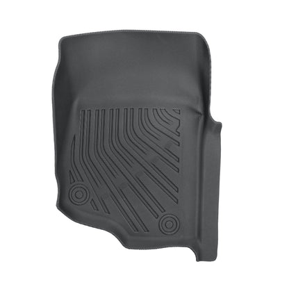 2 Rows Floor Mats Liner Fits 2007-2013 Chevy Silverado GMC Sierra Double Cab TPE