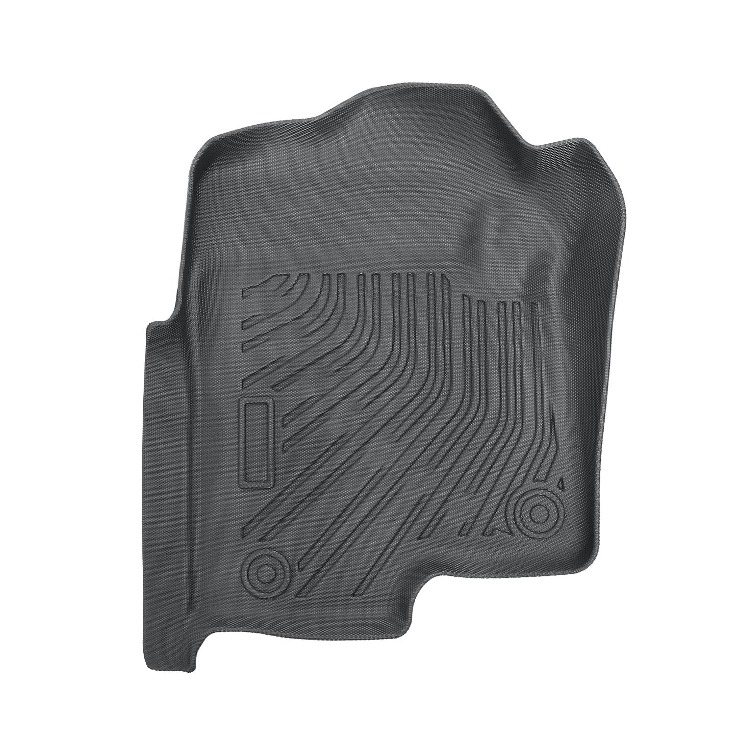 2 Rows Floor Mats Liner Fits 2007-2013 Chevy Silverado GMC Sierra Double Cab TPE