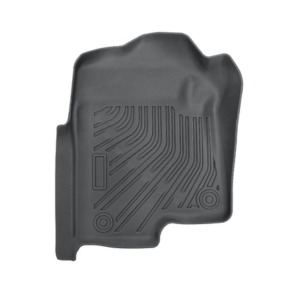 2 Rows Floor Mats Liner Fits 2007-2013 Chevy Silverado GMC Sierra Double Cab TPE