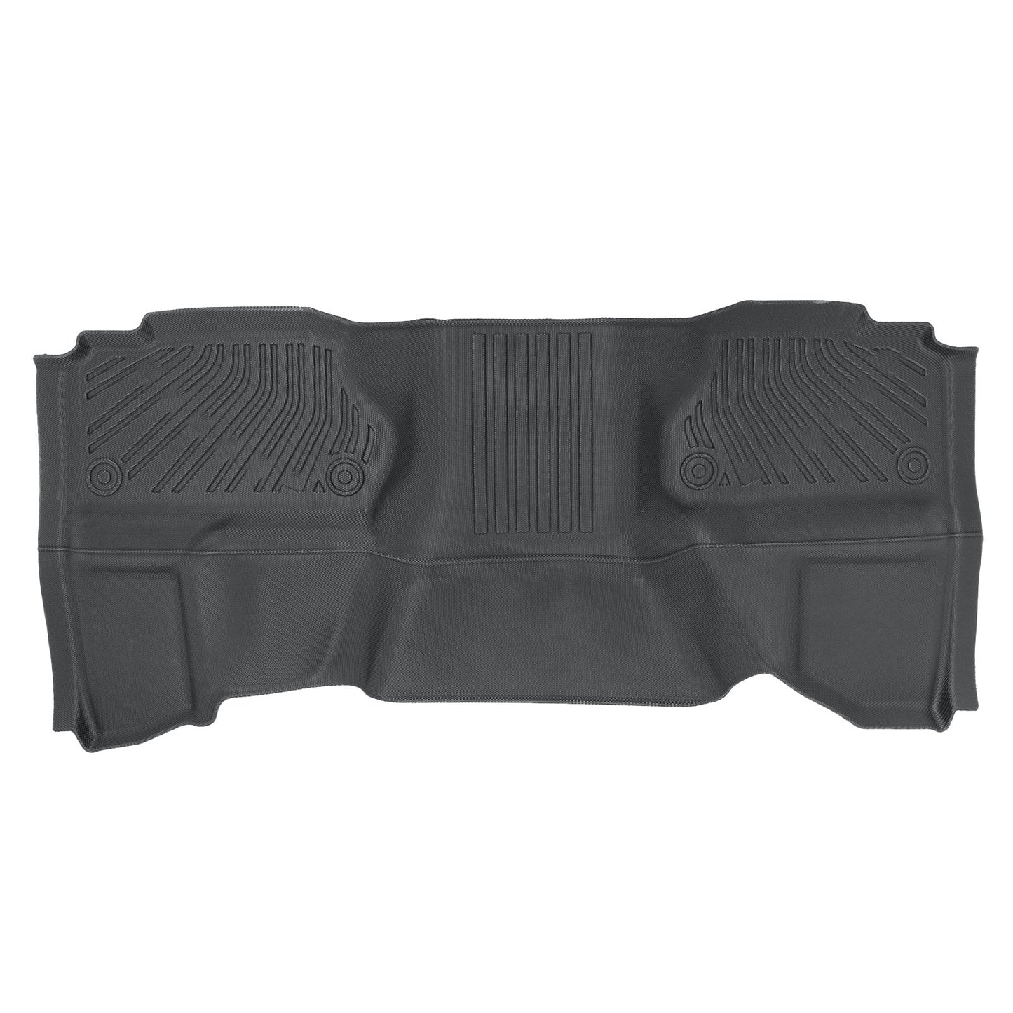 2 Rows Floor Mats Liner Fits 2007-2013 Chevy Silverado GMC Sierra Double Cab TPE