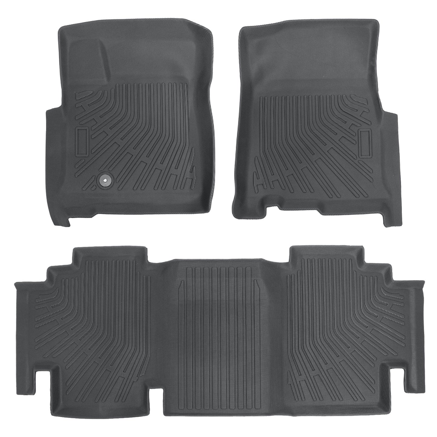 TPE Floor Mats Liners For 1999-2007 Ford F250 F350 F450 SuperDuty Extended Cab