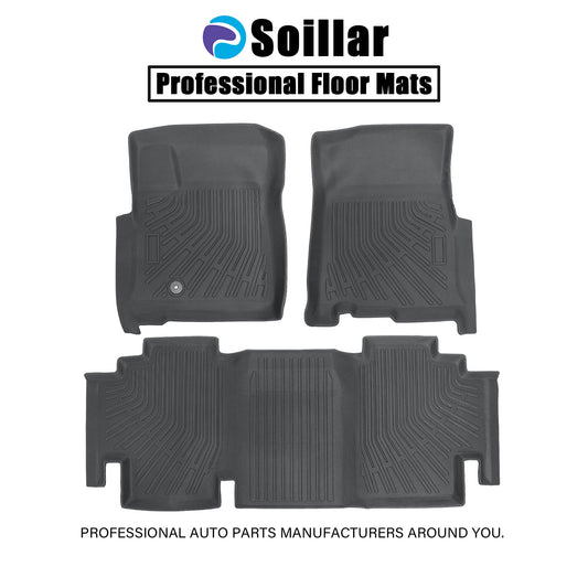 TPE Floor Mats Liners For 1999-2007 Ford F250 F350 F450 SuperDuty Extended Cab