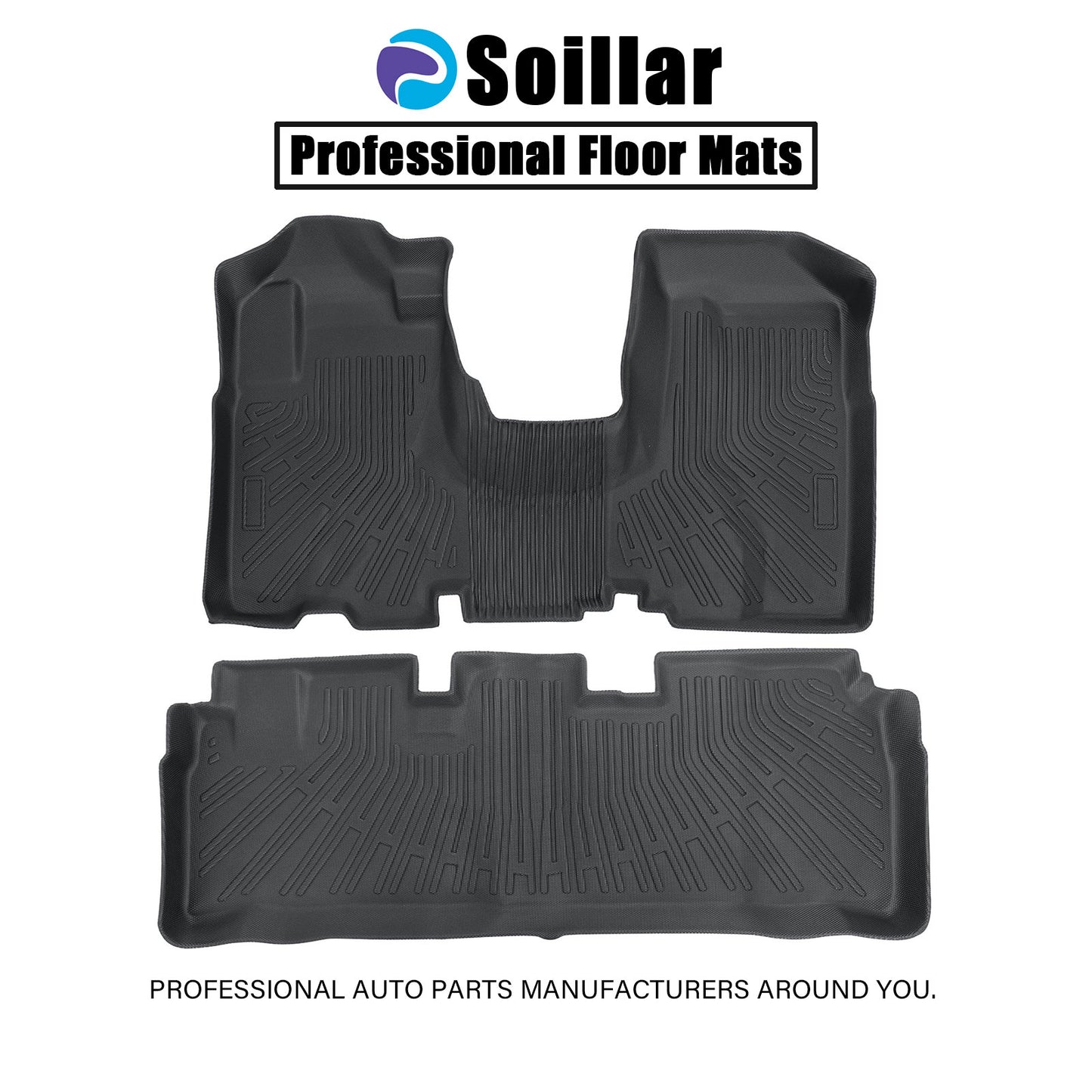 Floor Mats Liner For 2002-2006 Honda CRV CR-V 4-Door Front-Rear All Weather TPE