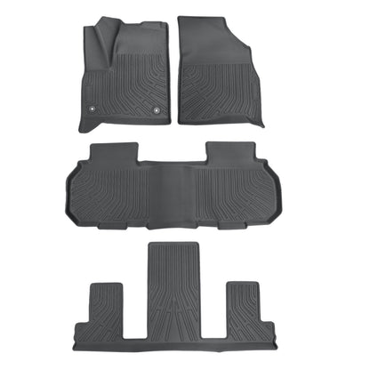 TPE Floor Mats 3D For 2024-2026 Buick Enclave/GMC Acadia 7-Seat Floor Liners Set