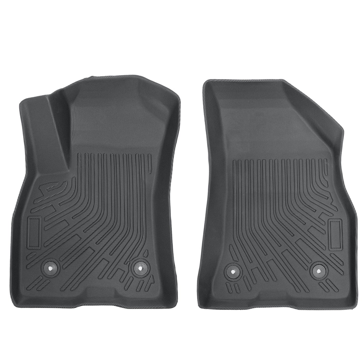 Floor Mats Liner TPE For 2015-2022 Dodge Ram ProMaster City Van 2Pcs All Weather