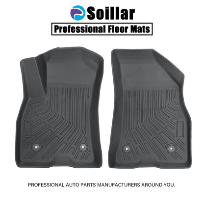 Floor Mats Liner TPE For 2015-2022 Dodge Ram ProMaster City Van 2Pcs All Weather