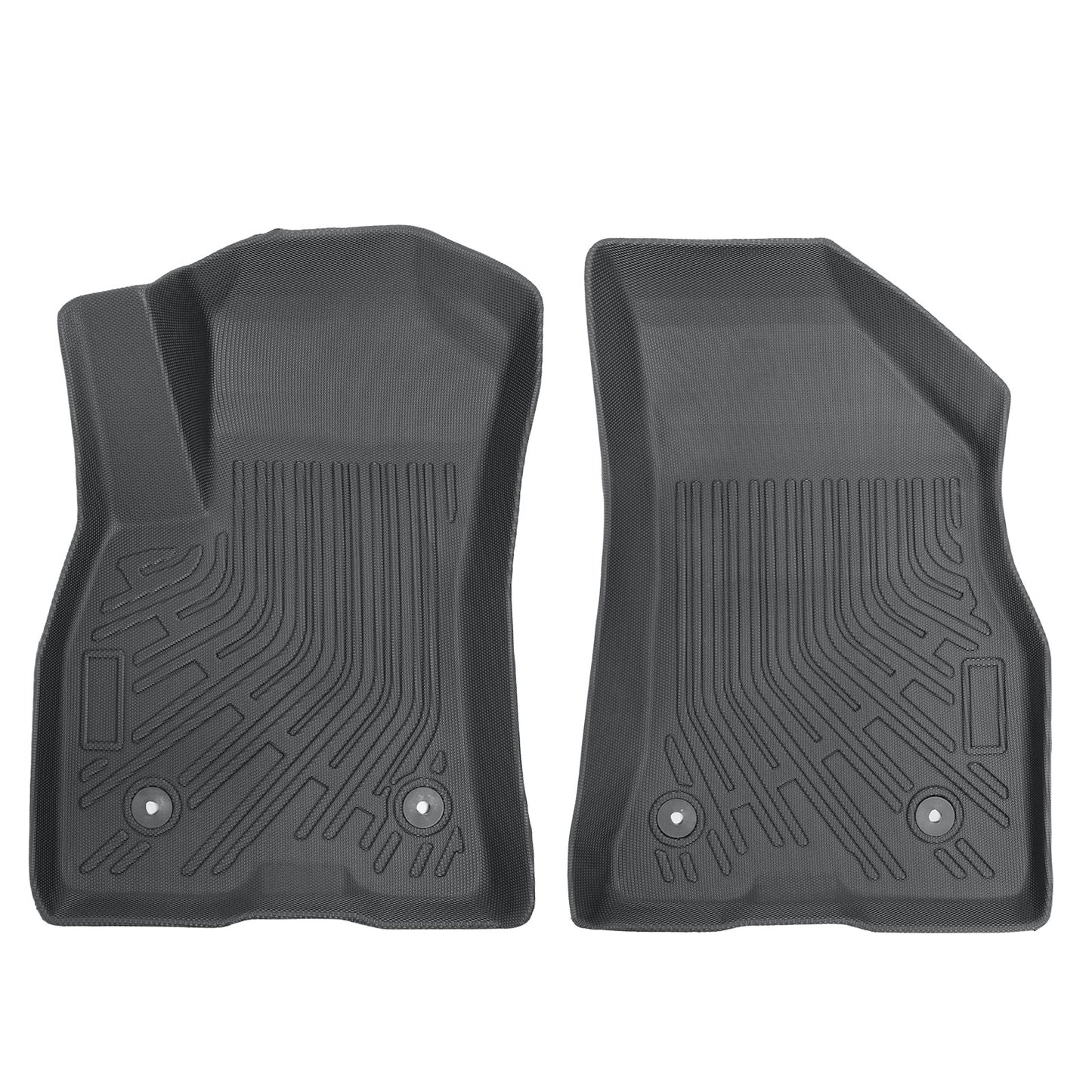 Floor Mats Liner TPE For 2015-2022 Dodge Ram ProMaster City Van 2Pcs All Weather