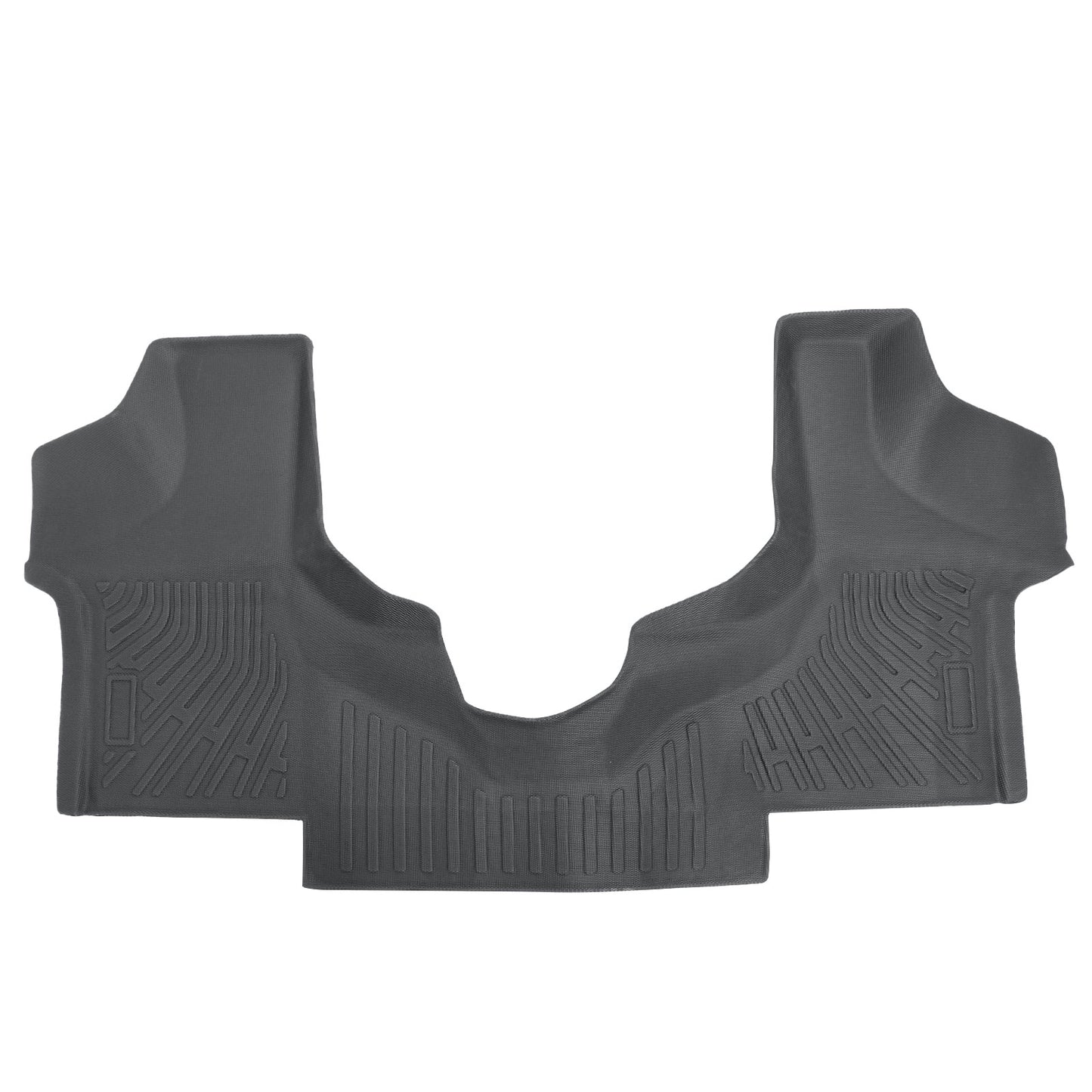 1st Row Floor Mats Liner For 2003-2014 Chevrolet Express GMC Savana TPE Black
