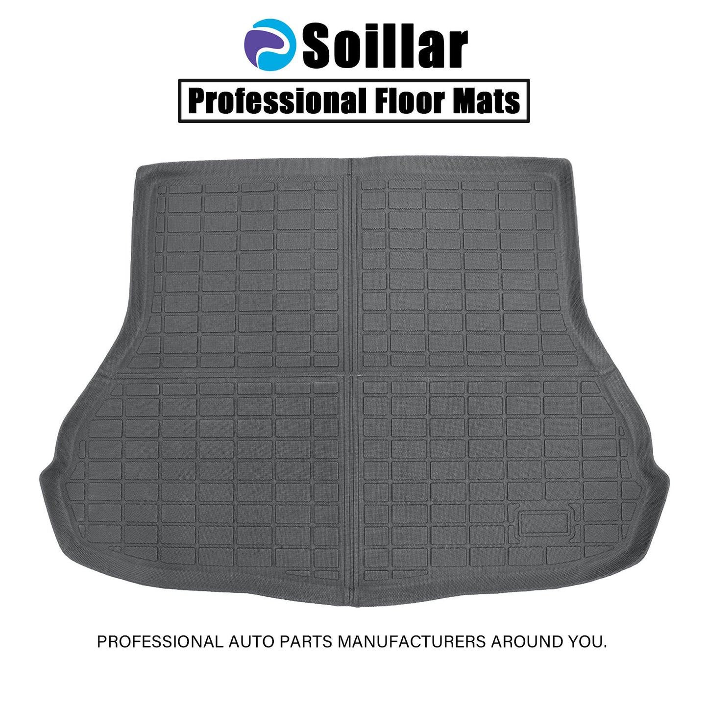 TPE Rear Cargo Trunk Liner Floor Mat For 2011-2016 Hyundai Elantra Waterproof