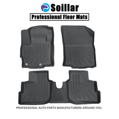 TPE Floor Mats Liner For 2014-2020 Mitsubishi Mirage Hatchback 4Door All Weather