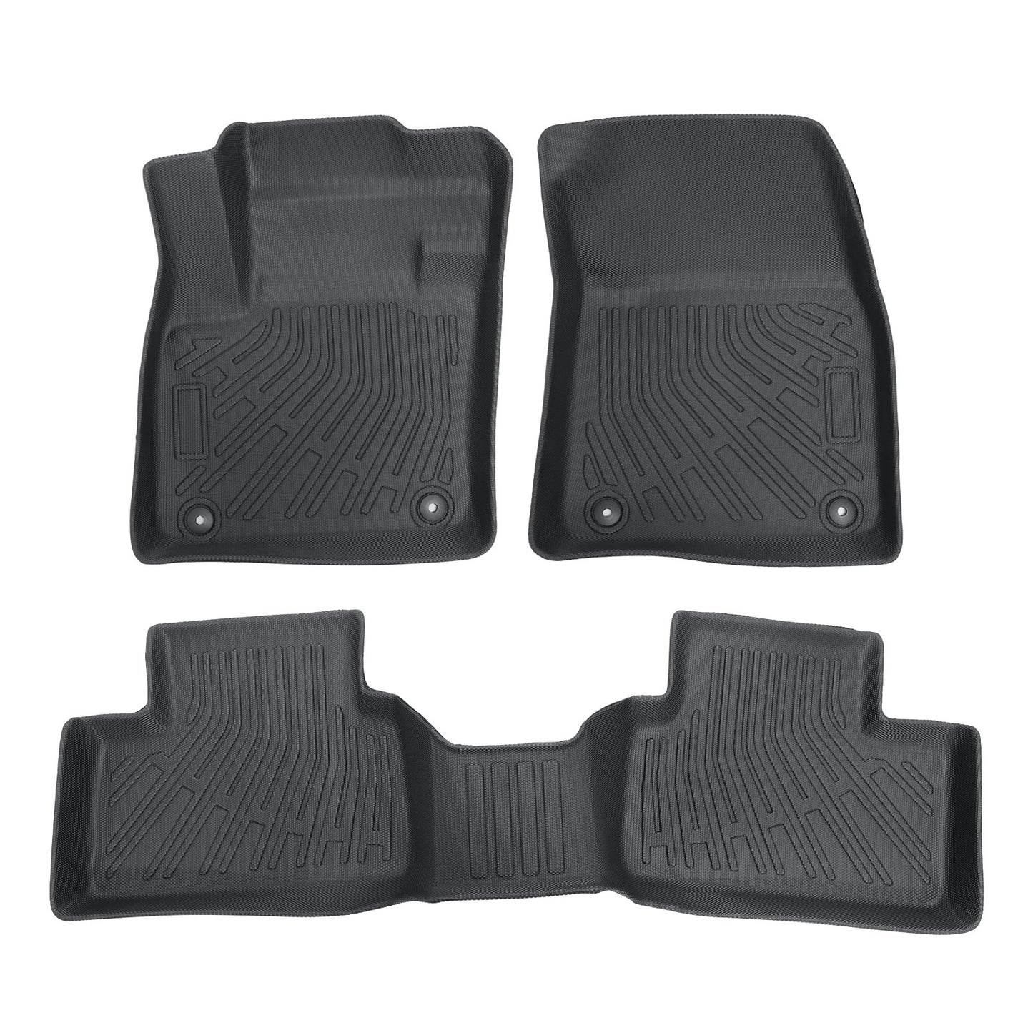 3D Floor Mats Liner For 2019-2025 Volvo XC40 4-Door Front-Rear All Weather TPE