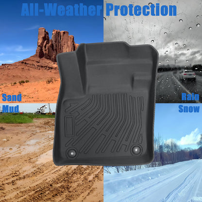 3D Floor Mats Liner For 2019-2025 Volvo XC40 4-Door Front-Rear All Weather TPE