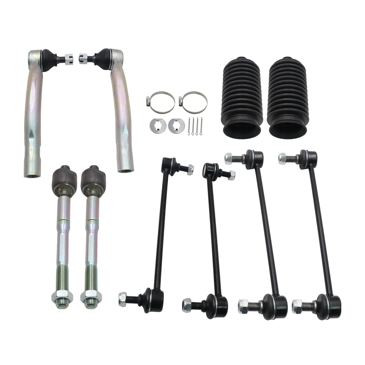 14PCS For Toyota Camry 2012-2017 Front Lower Control Arm Tie Rod Sway Bar Link