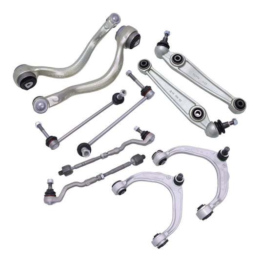 10* Front Suspension Control Arms & Ball Joint Sway Link Tie Rod Fits BMW X6 M