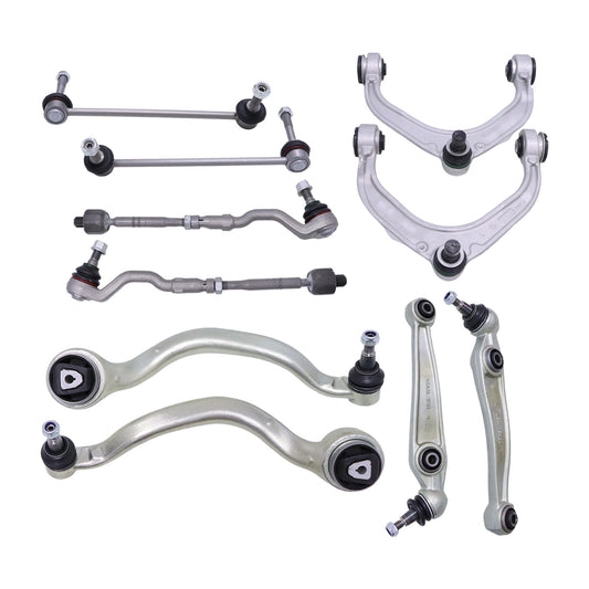 10* Front Suspension Control Arms & Ball Joint Sway Link Tie Rod Fits BMW X6 M