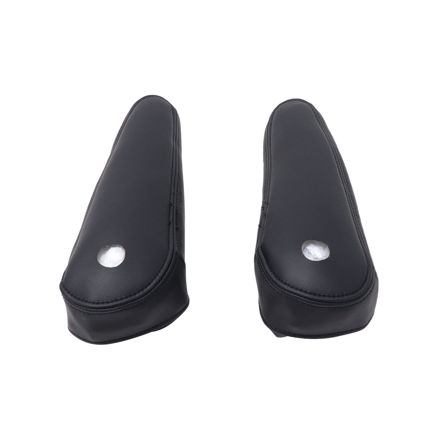 2nd Row Both Side Seat Armrest Cover Black For 2007-2014 Cadillac Escalade ESV